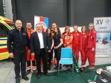 Grupa Pierwszej Pomocy na Targach Edukacyjnych
